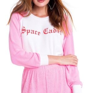Wildfox Space Cadet Graphic Sweatshirt Jumper